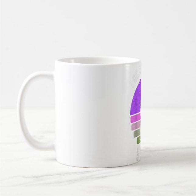Hallo drei Regenbogen Ich bin 3 Jahre alt Geburtst Kaffeetasse (Links)