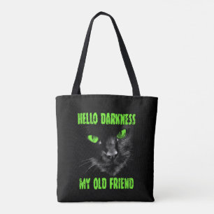 Hallo Dunkelheit Mein alter Freund: Grüne Augen Tasche