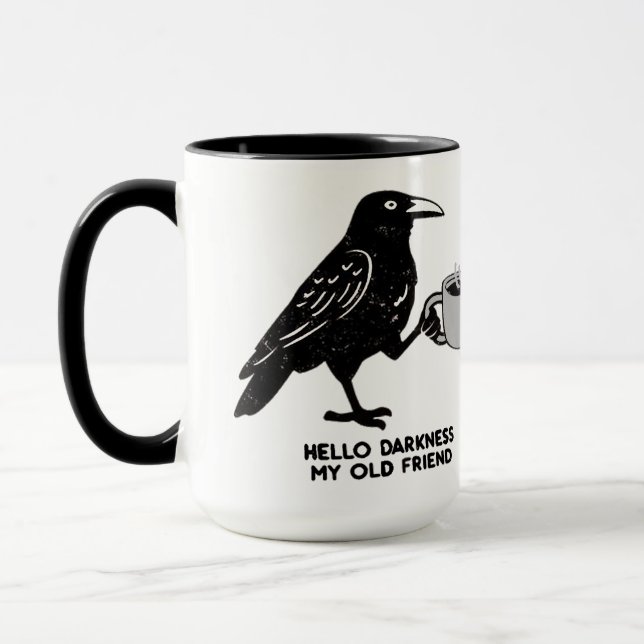 Hallo Dunkelheit Tasse (Links)