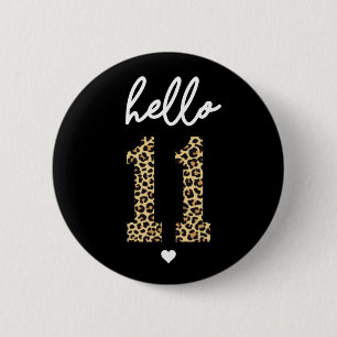 Hallo Eleven 11. Geburtstagsfeier Button