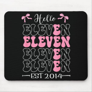 Hallo Elf Est 2014 11. Geburtstagsmädchen Kokette Mousepad