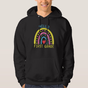 Hallo Erste Klasse Team 1. Klasse Zurück zur Schul Hoodie