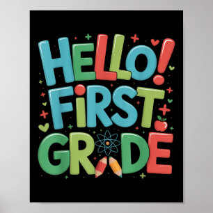 Hallo Erste-Klasse-Team 1. Klasse Zurück zur Schul Poster