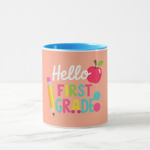 Hallo Erste-Klasse-Team 1. Klasse Zurück zur Schul Tasse