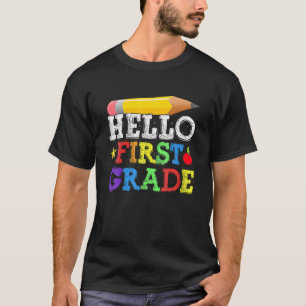 Hallo Erste Klasse Team 1STE Klasse Zurück zur Sch T-Shirt