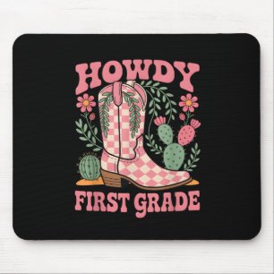 Hallo Erstklass Western-Lehrer Cowbo Mousepad