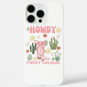 Hallo Erstklässler    Cowgirl Erster Schultag  iPhone 16 Pro Max Hülle