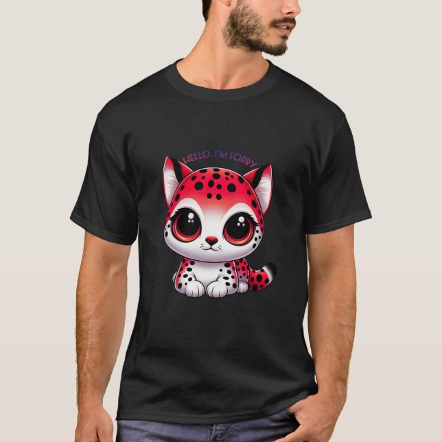 Hallo, es tut mir leid, Basic Dark T - Shirt (Vorderseite)