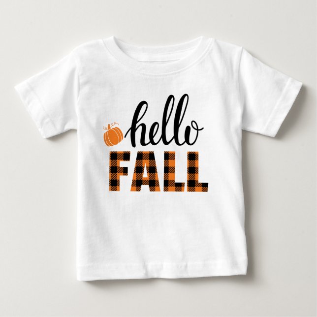 Hallo Fall Baby T-shirt (Vorderseite)