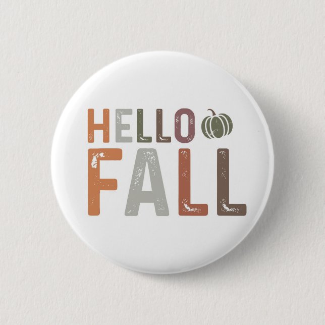 Hallo Fall Button (Vorderseite)