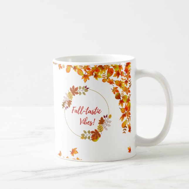 Hallo Fall "falltastische Schwänze!" Mug Kaffeetasse (Rechts)
