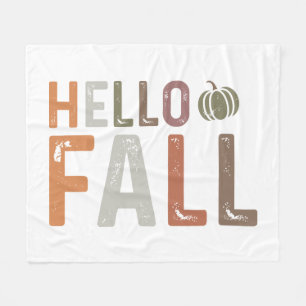 Hallo Fall Fleecedecke