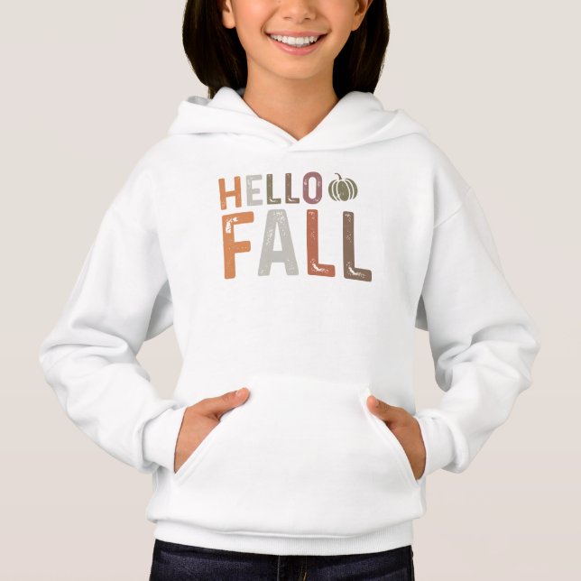 Hallo Fall Hoodie (Vorderseite)