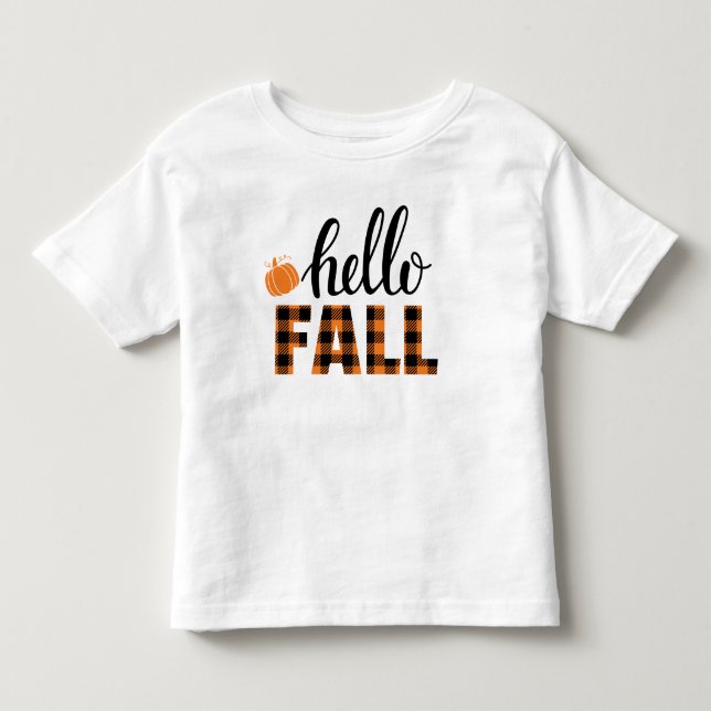 Hallo Fall Kleinkind T-shirt (Vorderseite)