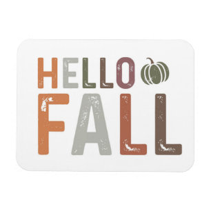 Hallo Fall Magnet