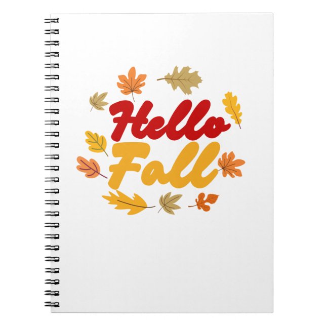 Hallo Fall Notizblock (Vorderseite)