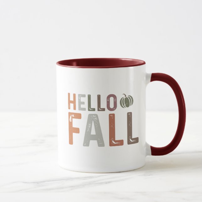 Hallo Fall Tasse (Rechts)
