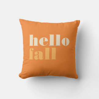 Hallo Fall Throw Kissen