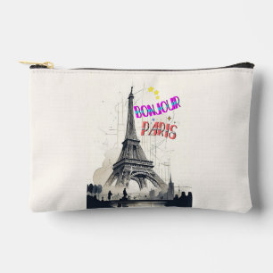 Hallo Farbige Paris Zubehörtasche