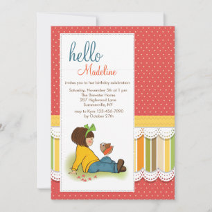 Hallo Freund-Einladung Einladung