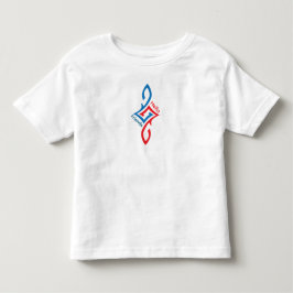 Hallo Freunde Einfaches Glückliches Grußdesign Kleinkind T-shirt