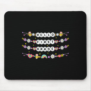 Hallo Freundschaftsarmbänder für die erste Klasse  Mousepad