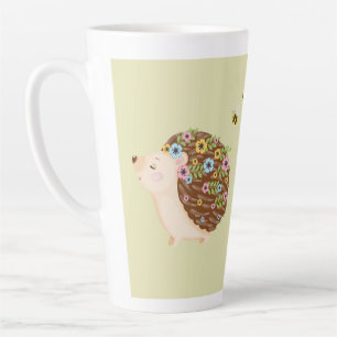Hallo Frühling Blumen Igel Tasse – Süße Biene & Bl