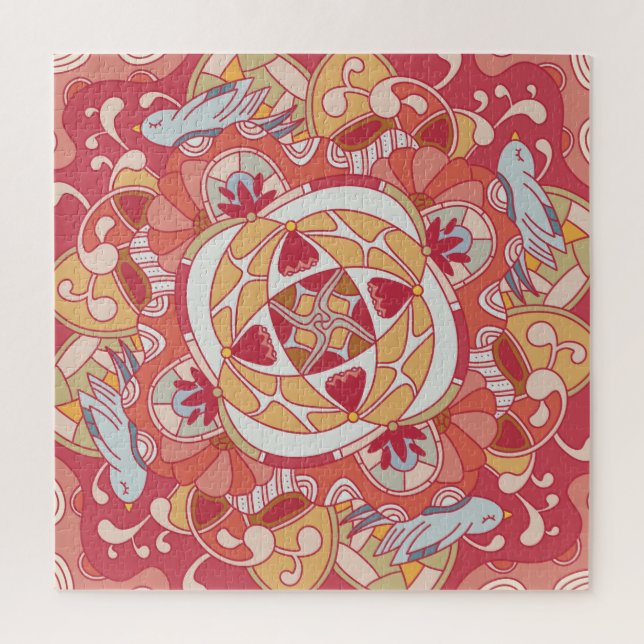 Hallo Frühling: Joyful Botanical Pink Garden (Vertikal)