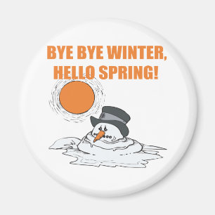 Hallo Frühling Magnet