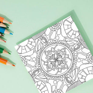 Hallo Frühling: Phantastisch Mandala Poster