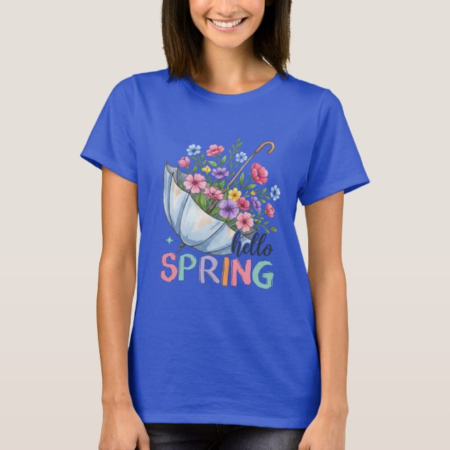 Hallo Frühling T-Shirt (Vorderseite)