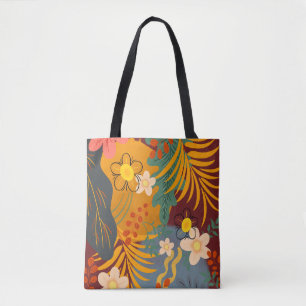 Hallo Frühlingsglückszeit, tropische Blüte Tasche