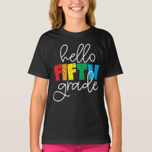 Hallo Fünfte Klasse - Spaß zurück zum Lehrer T-Shirt