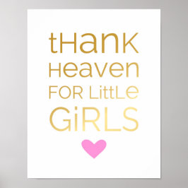 Hallo für kleine Mädchen - Pink - Poster