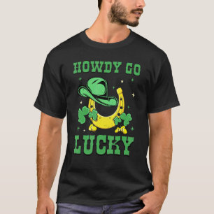 Hallo Glückspilz Lustiger St. Patrick's Day Pferde T-Shirt