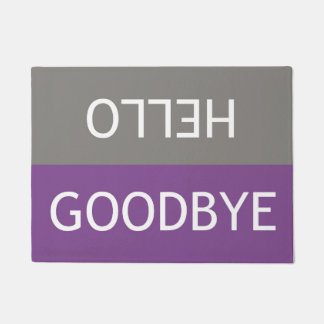 Hallo \ Goodbye Doormat Fußmatte