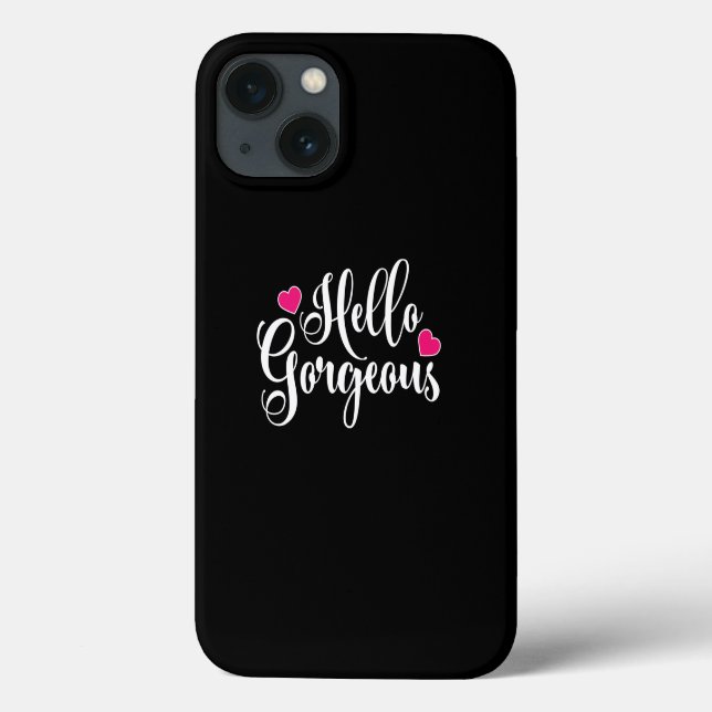 Hallo Gorgeous Case-Mate iPhone Hülle (Rückseite)