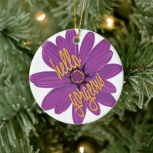 Hallo Gorgeous Keramikornament