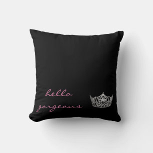 Hallo Gorgeous Pageant Kronenkissen Kissen