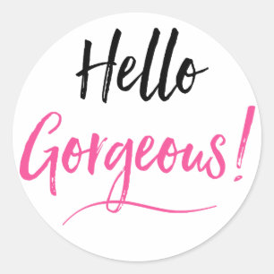 Hallo Gorgeous Stickers