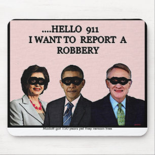 HALLO got 911, Madoff 150 Jahre, dennoch bleiben Mousepad