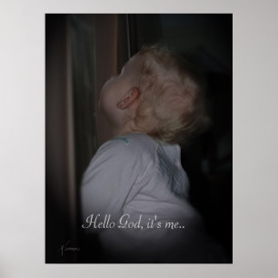 Hallo Gott, ich bin es. Plakat