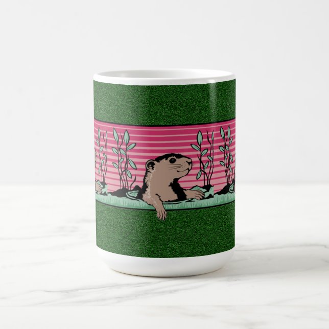 Hallo, Groundhog's Shadow - Kaffeetasse (Mittel)