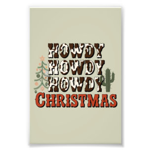 Hallo Hallo Hallo Weihnachten Familie Xmas Party G Fotodruck