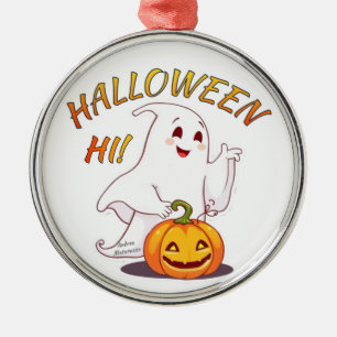 Hallo! Halloween Ornament Aus Metall