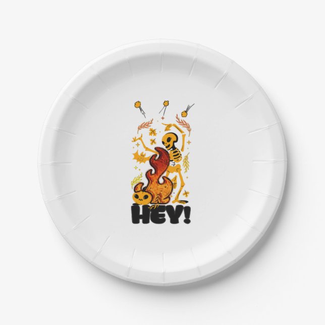 Hallo Halloween  Pappteller (Vorderseite)