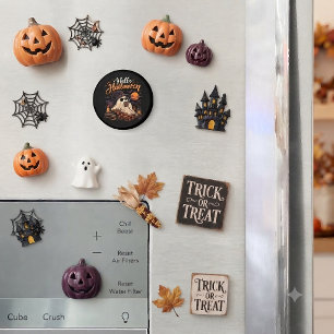 Hallo Halloween Süßer Geist Trinkt Kaffee Magnet