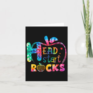 Hallo Head Start Rock Gefärbte Krawatte Byck to Sc Karte