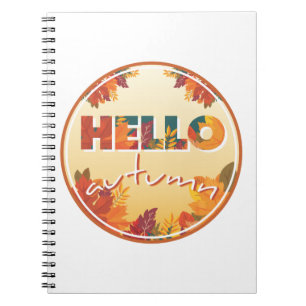 Hallo Herbst, Aufkleber, Handy, Kissen Notizblock