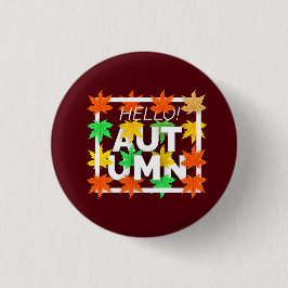 Hallo Herbst Button